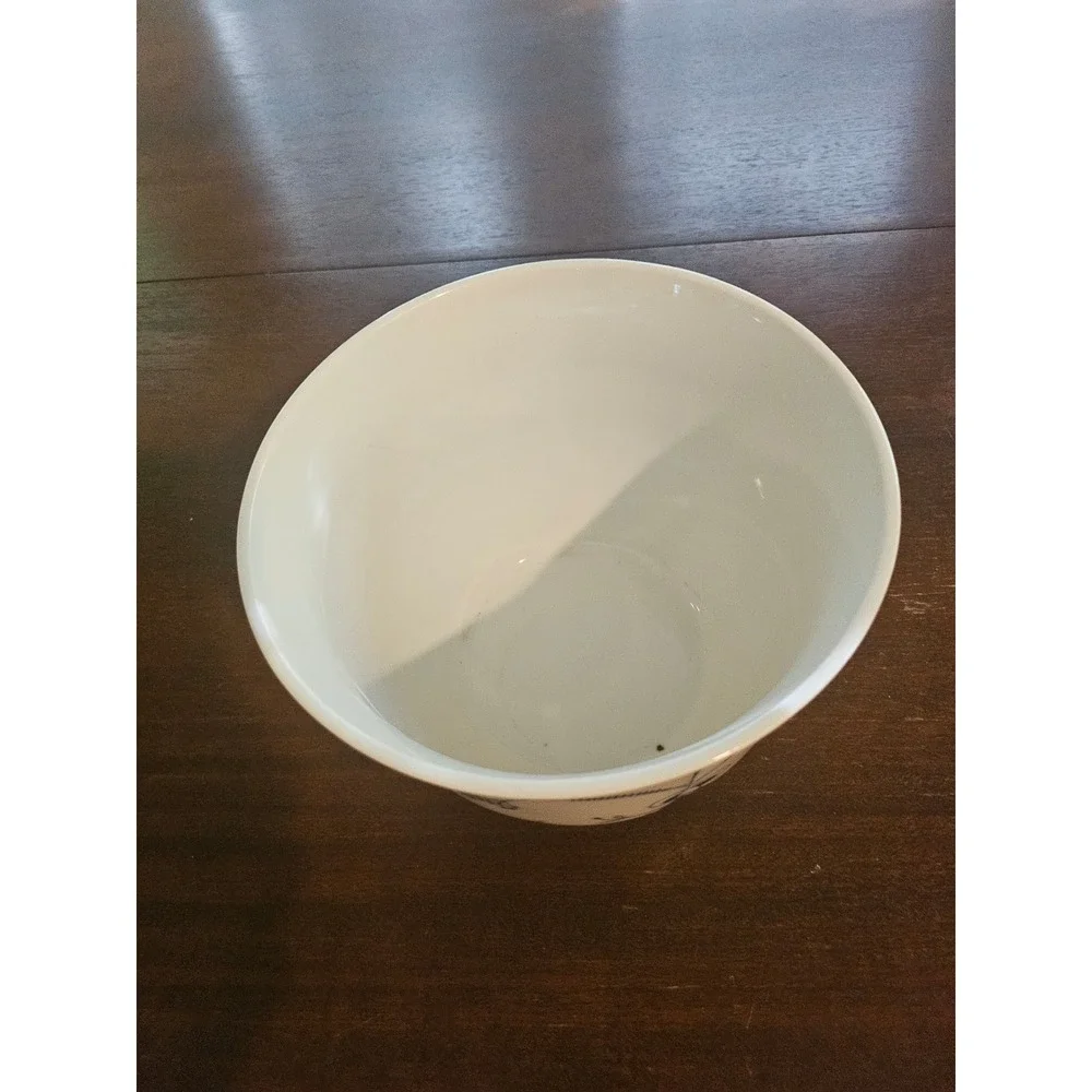 Schumann Arzberg Bowl Vintage White Blue Floral Echt Cobalt Bavaria Germany